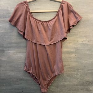 Wishful Park Mauve Bodysuit Large‎ Good Condition